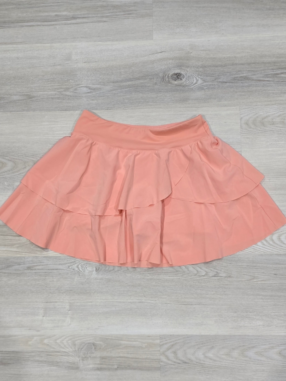 DSG Girls' Performance Mid-Rise Skort Peach Size L